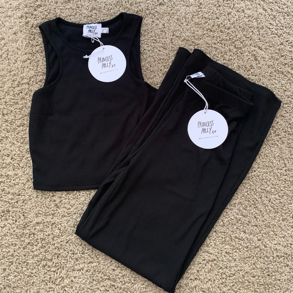 Princess Polly Marnie Set Black
